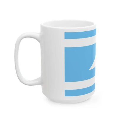 Ethnic flag of the Balkar and Karachay peoples Karachay-Balkaria (Russia) White Coffee Mug - Go Mug Yourself