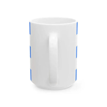 Etrurian Kingdom and War Flag with Great Royal Coat of Arms (Italy) White Coffee Mug - Go Mug Yourself