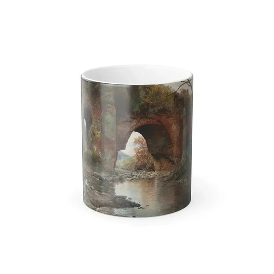 Ettore Roesler Franz (1845-1907) Old Aqueduct - 1897 - Color Changing Mug 11oz 11oz - Go Mug Yourself