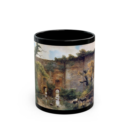 Ettore Roesler Franz (1845-1907) Unknown title - Black Coffee Mug-11oz-Go Mug Yourself