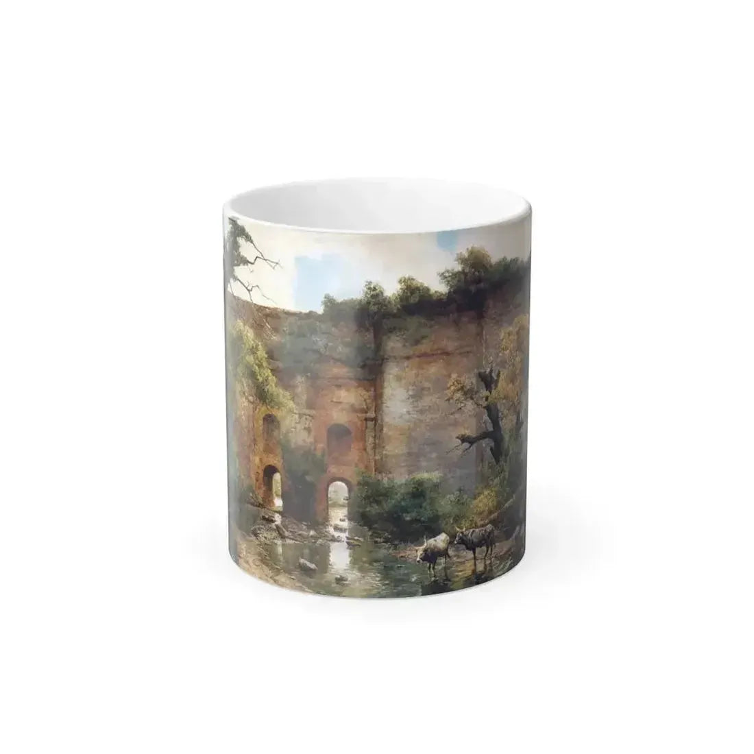 Ettore Roesler Franz (1845-1907) Unknown title - Color Changing Mug 11oz 11oz - Go Mug Yourself