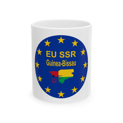 EU SSR Guinea-Bissau logo (Guinea) White Coffee Mug 11oz - Go Mug Yourself