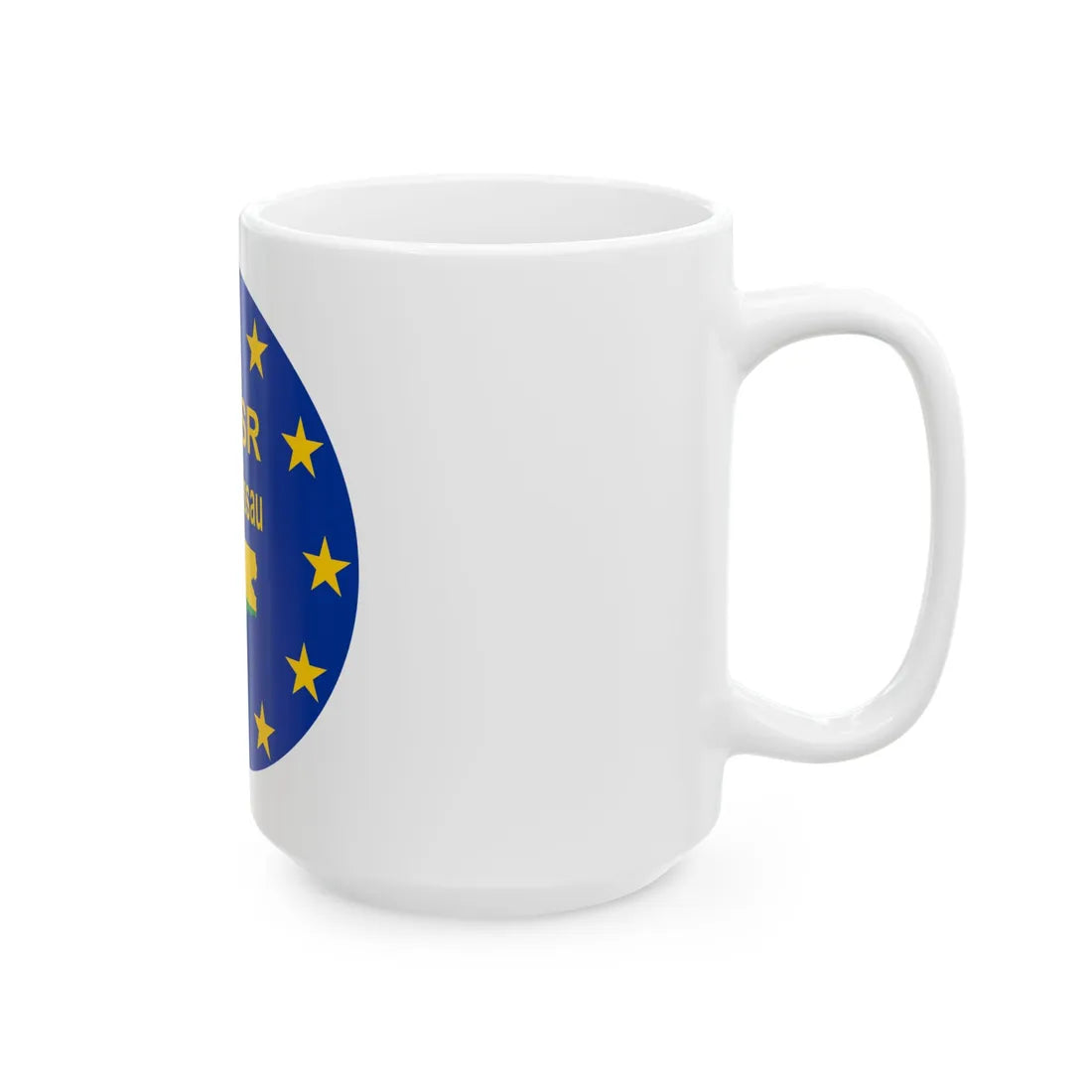 EU SSR Guinea-Bissau logo (Guinea) White Coffee Mug - Go Mug Yourself