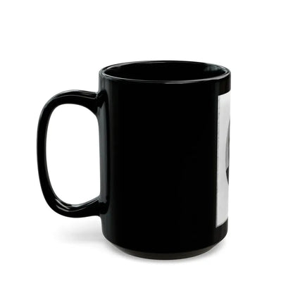 Eugene A. Carr, Colonel 3d Ill. Cavalry, Oval Bust Portrait, Facing Left (U.S. Civil War) Black Coffee Mug - Go Mug Yourself