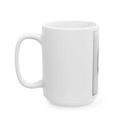 Eugene A. Carr, Colonel 3d Ill. Cavalry, Oval Bust Portrait, Facing Left (U.S. Civil War) White Coffee Mug - Go Mug Yourself