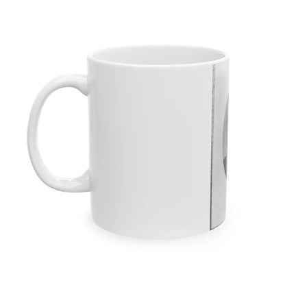 Eugene A. Carr, Colonel 3d Ill. Cavalry, Oval Bust Portrait, Facing Left (U.S. Civil War) White Coffee Mug - Go Mug Yourself