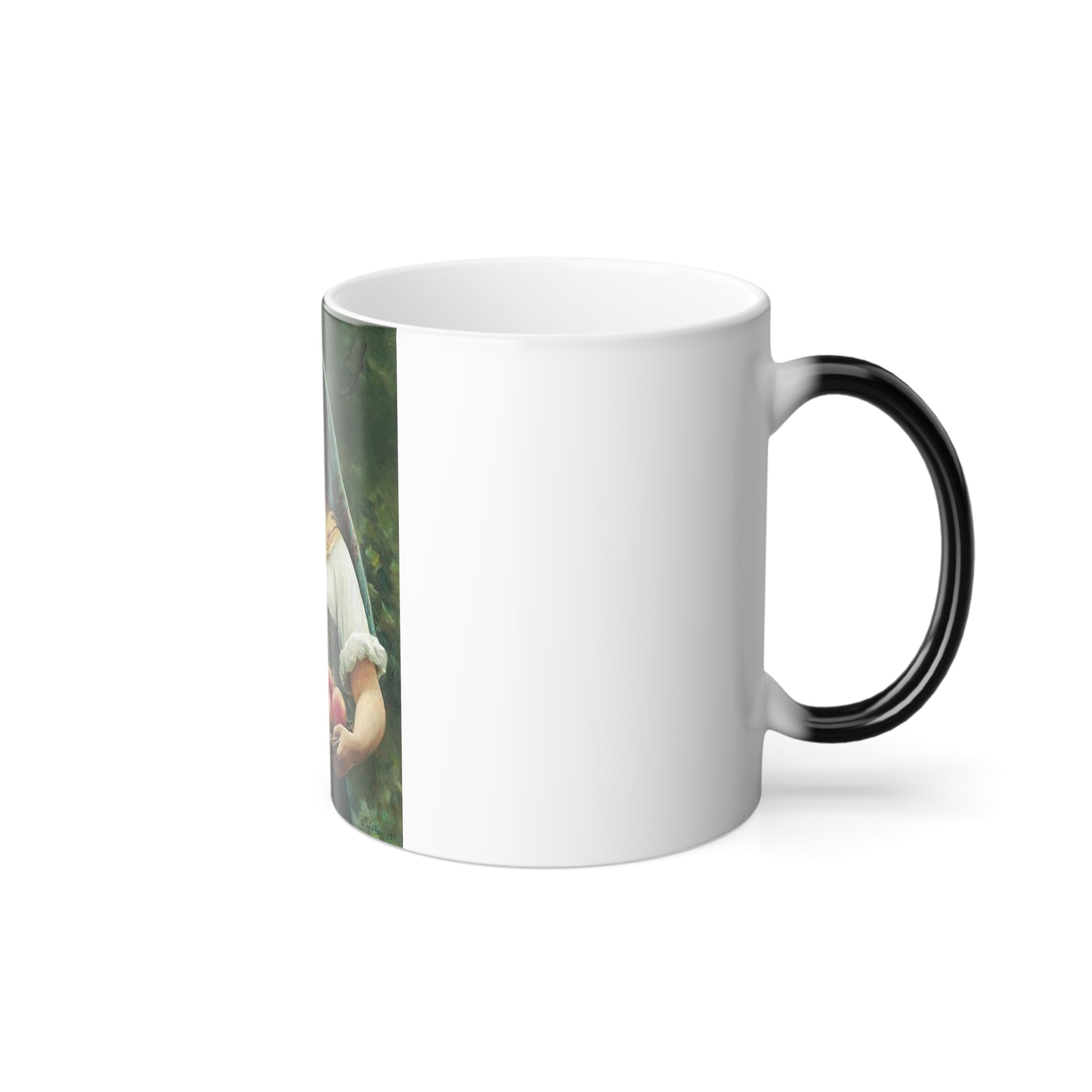 Eugene de Blaas (1843-1931) Madchen mit Granatapfeln - Oil on canvas 1912 - Color Changing Mug 11oz-Go Mug Yourself