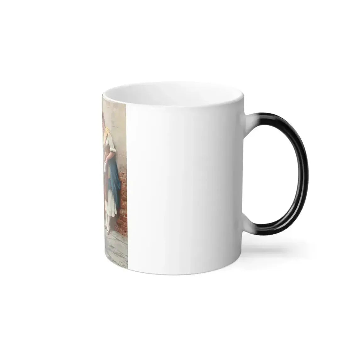 Eugene de Blaas (1843-1931) Sharing the news - 1904 - Color Changing Mug 11oz - Go Mug Yourself