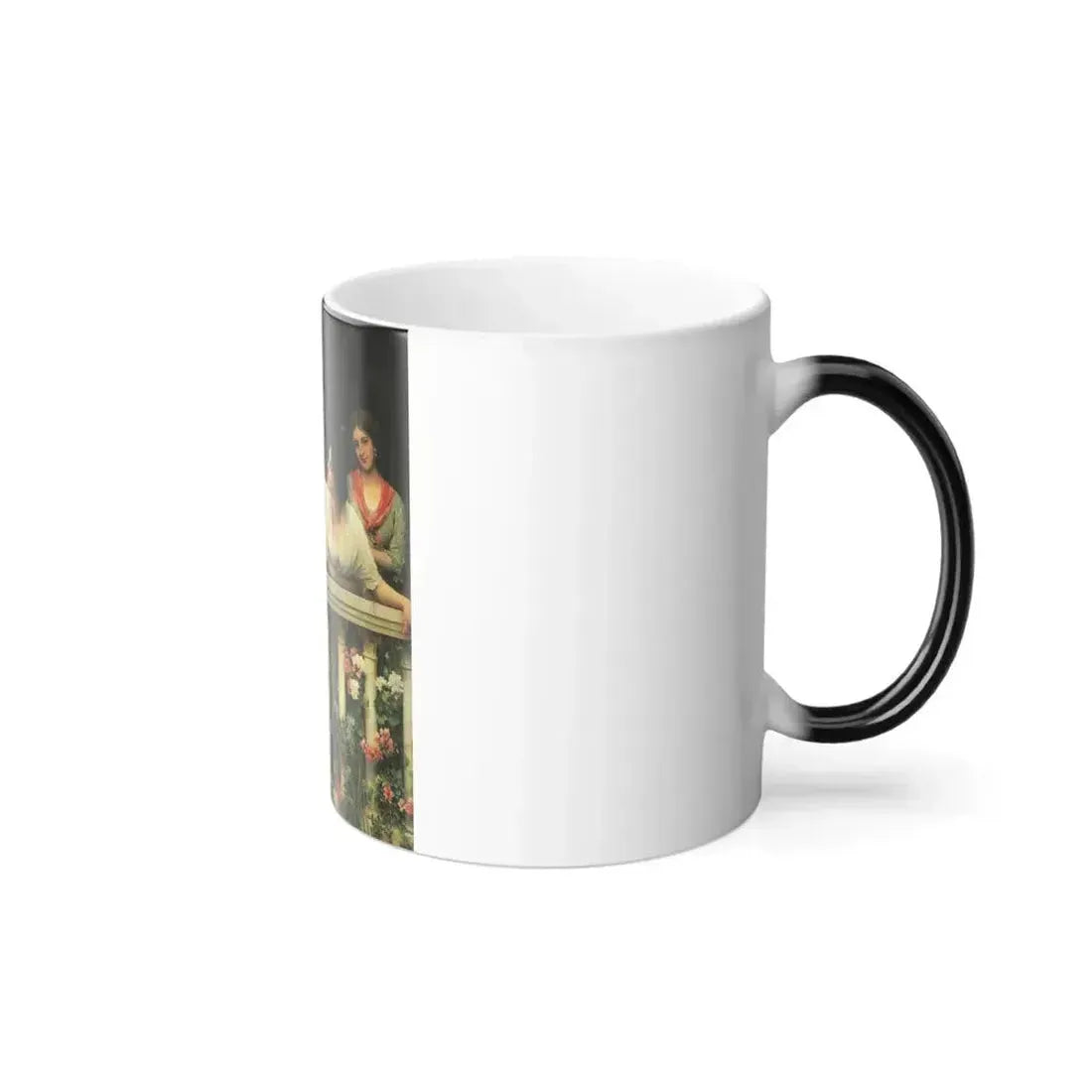 Eugene de Blaas (1843-1931) The Balcony - Color Changing Mug 11oz - Go Mug Yourself