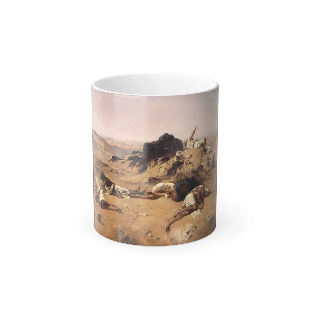 Eugene Fromentin (1820-1876) Le Pays de la soif (Country of thirst) - c1869 - Color Changing Mug 11oz-11oz-Go Mug Yourself