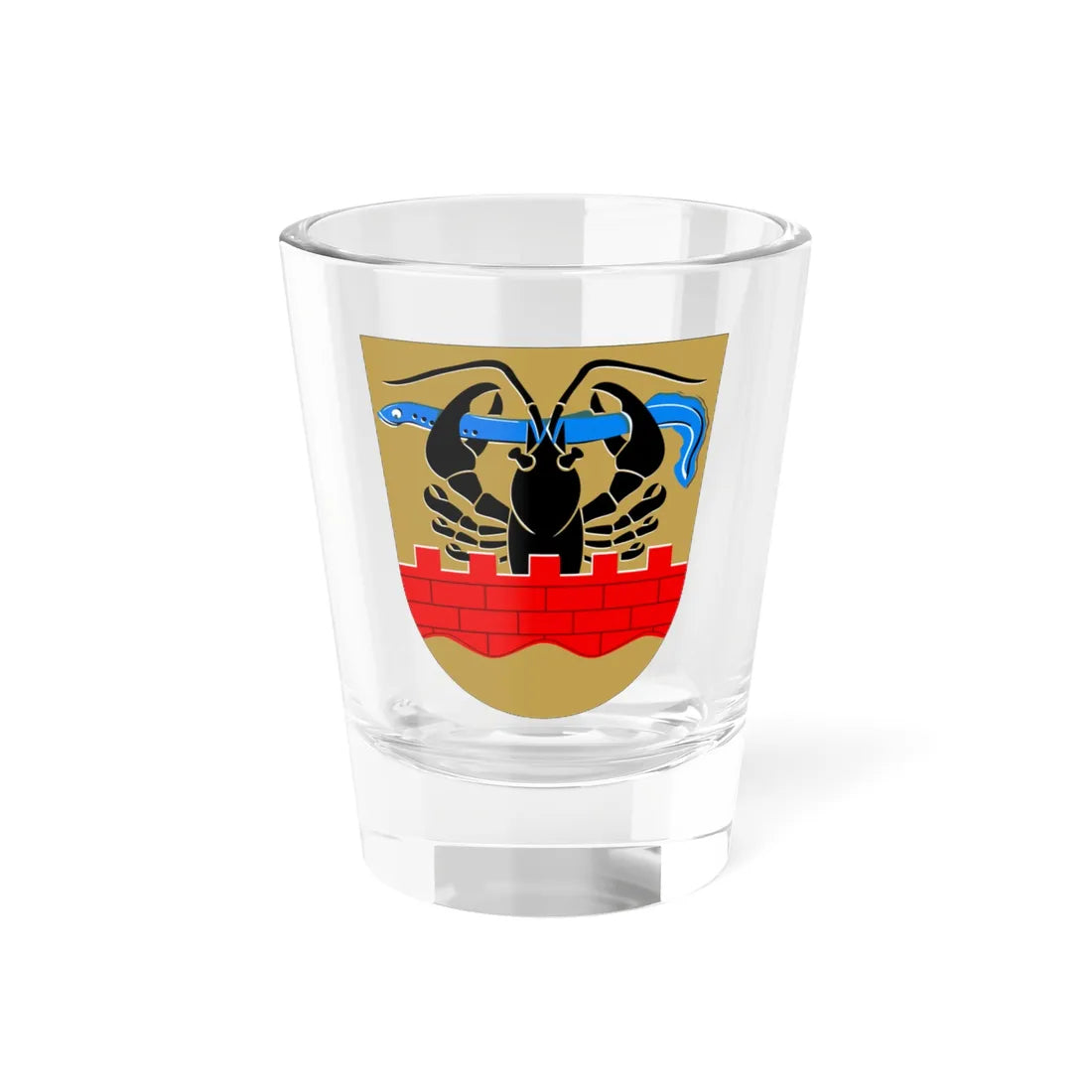 Eurajoki.vaakuna (Finland) (Coat of Arms) Shot Glass 1.5oz 1.5oz - Go Mug Yourself