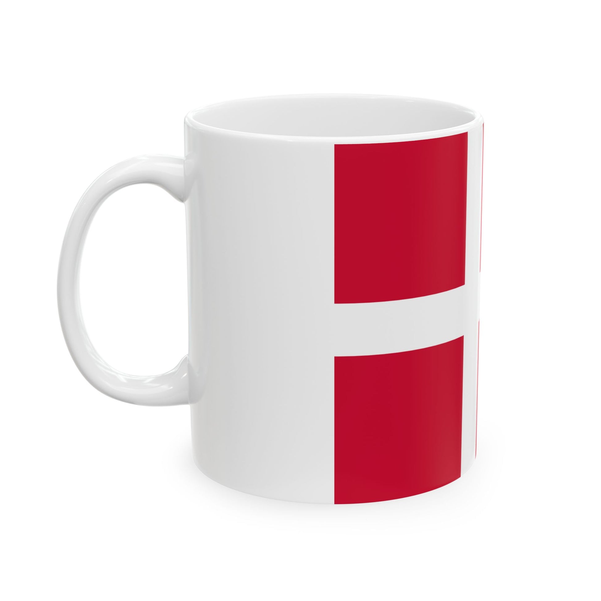 Euro et Danemark (Denmark) White Coffee Mug-Go Mug Yourself