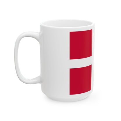 Euro et Danemark (Denmark) White Coffee Mug-Go Mug Yourself