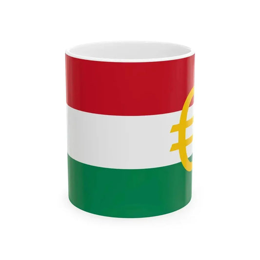 Euro et Hongrie (Hungary) White Coffee Mug 11oz - Go Mug Yourself