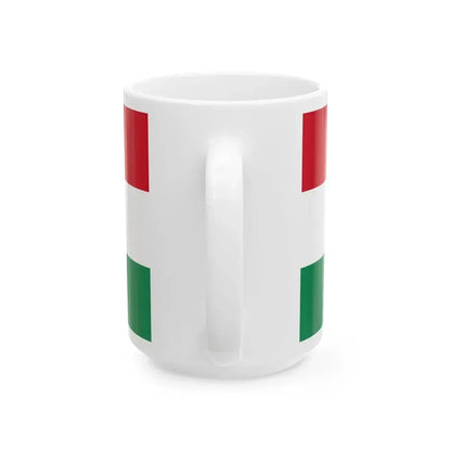 Euro et Hongrie (Hungary) White Coffee Mug - Go Mug Yourself
