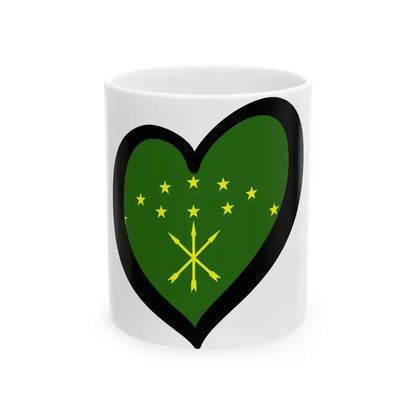 EuroAdigueya (Russia) White Coffee Mug 11oz - Go Mug Yourself
