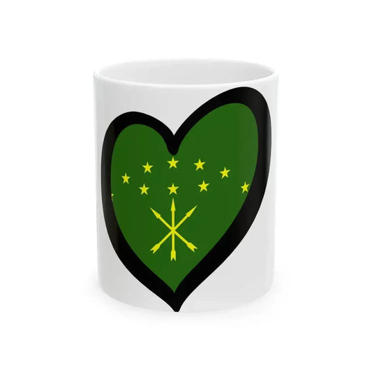 EuroAdigueya (Russia) White Coffee Mug 11oz - Go Mug Yourself