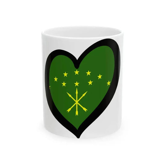 EuroAdigueya (Russia) White Coffee Mug 11oz - Go Mug Yourself