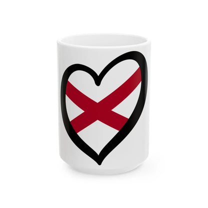 EuroAlabama (United States) White Coffee Mug 15oz - Go Mug Yourself