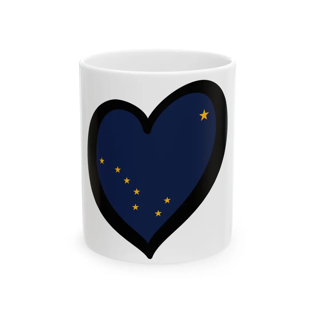 EuroAlaska (United States) White Coffee Mug 11oz - Go Mug Yourself