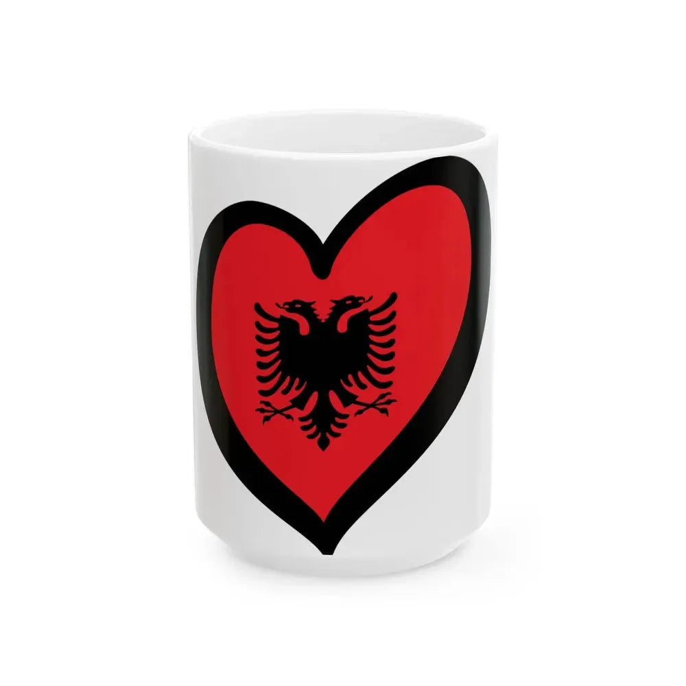 EuroAlbania 1992-2002 (Albania) White Coffee Mug 15oz - Go Mug Yourself