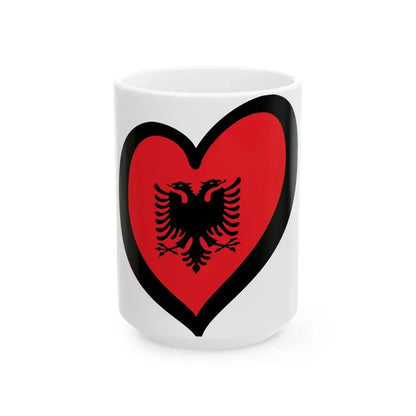 EuroAlbania 1992-2002 (Albania) White Coffee Mug 15oz - Go Mug Yourself