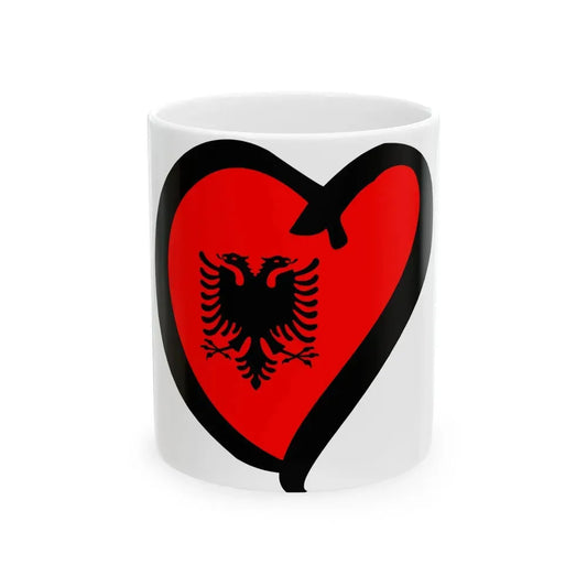 EuroAlbaniaAnterior (Albania) White Coffee Mug 11oz - Go Mug Yourself