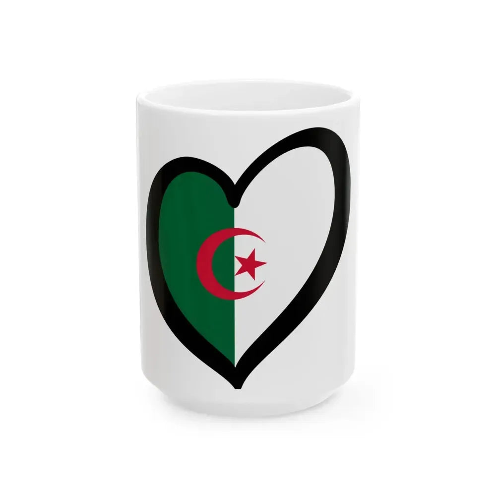 EuroAlgeria (Algeria) White Coffee Mug 15oz - Go Mug Yourself