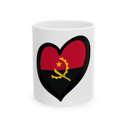 EuroAngola (Angola) White Coffee Mug 11oz - Go Mug Yourself