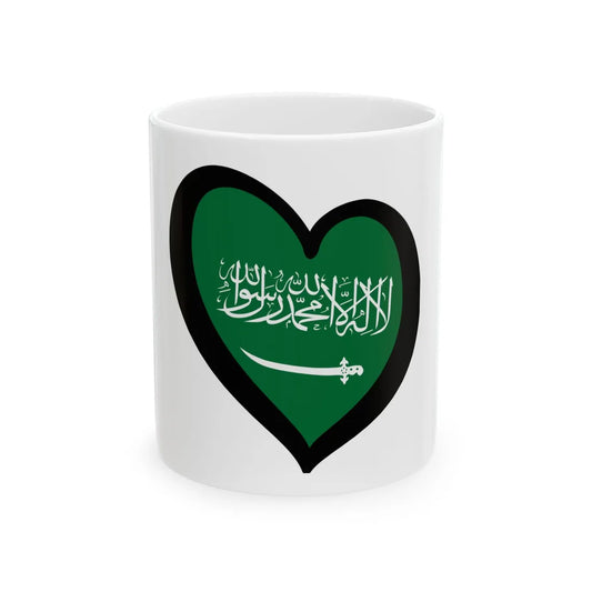 EuroArabia Saudita 1938-1973 reverso (Saudi Arabia) White Coffee Mug 11oz - Go Mug Yourself