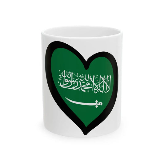 EuroArabia Saudita 1938-1973 reverso (Saudi Arabia) White Coffee Mug 11oz - Go Mug Yourself
