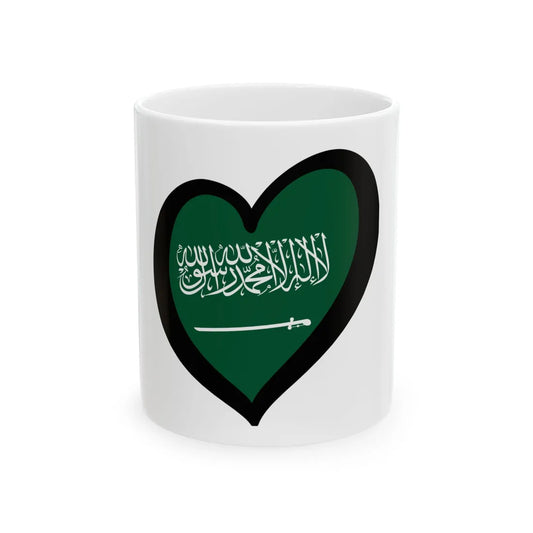 EuroArabia Saudita (Saudi Arabia) White Coffee Mug 11oz - Go Mug Yourself