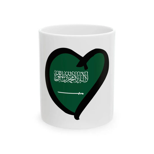 EuroArabia SauditaAnterior (Saudi Arabia) White Coffee Mug 11oz - Go Mug Yourself