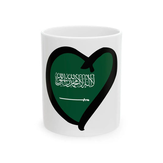 EuroArabia SauditaAnterior (Saudi Arabia) White Coffee Mug 11oz - Go Mug Yourself
