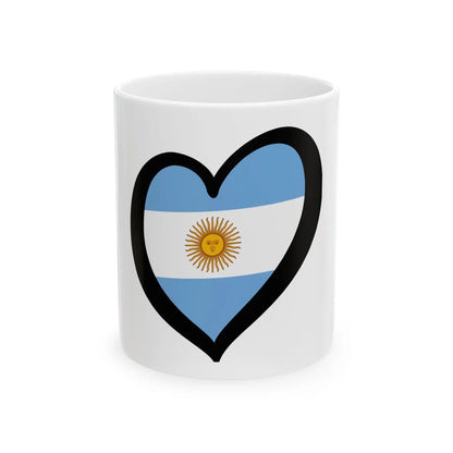 EuroArgentina (Argentina) White Coffee Mug 11oz - Go Mug Yourself