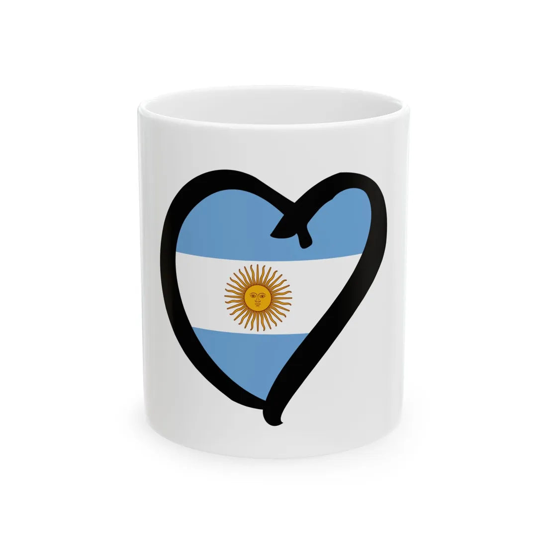 EuroArgentinaAnterior (Argentina) White Coffee Mug 11oz - Go Mug Yourself