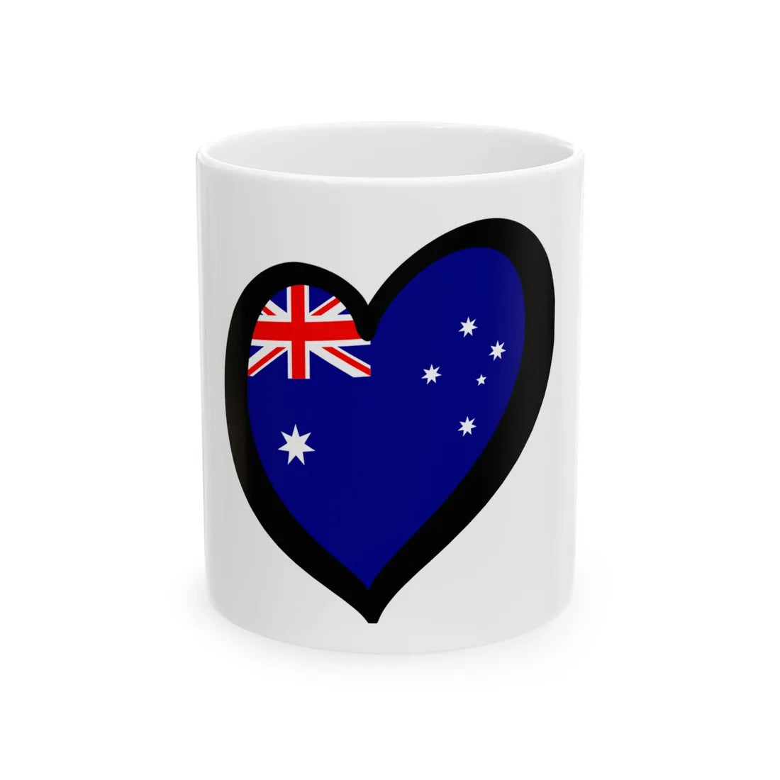 EuroAustralia (Australia) White Coffee Mug 11oz - Go Mug Yourself