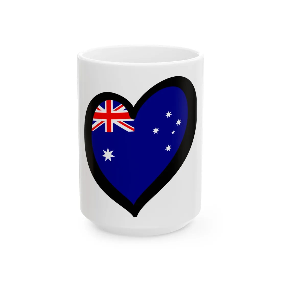 EuroAustralia (Australia) White Coffee Mug 15oz - Go Mug Yourself