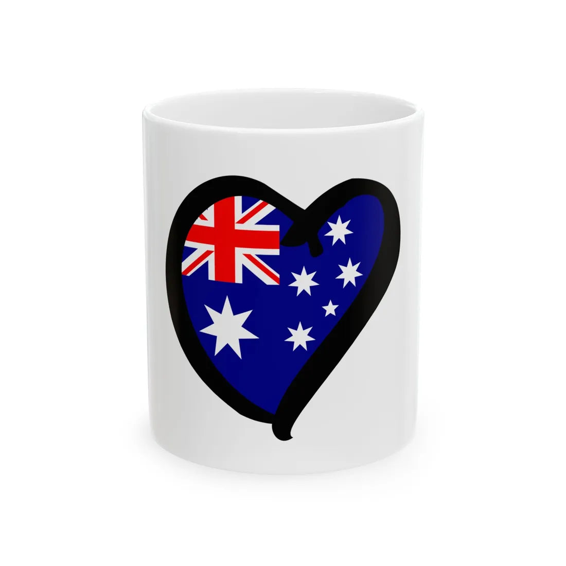 EuroAustraliaAnterior (Australia) White Coffee Mug 11oz - Go Mug Yourself