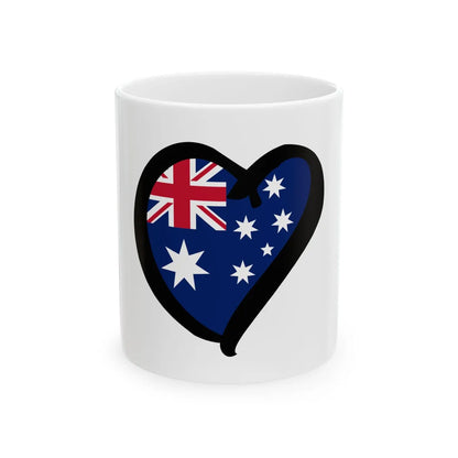 EuroAustraliaAnteriorLessBrighter (Australia) White Coffee Mug 11oz - Go Mug Yourself