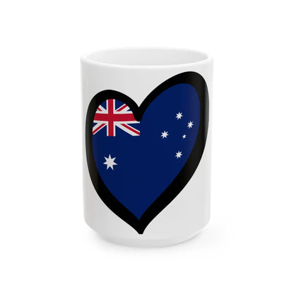 EuroAustraliaLessBrighter (Australia) White Coffee Mug 15oz - Go Mug Yourself