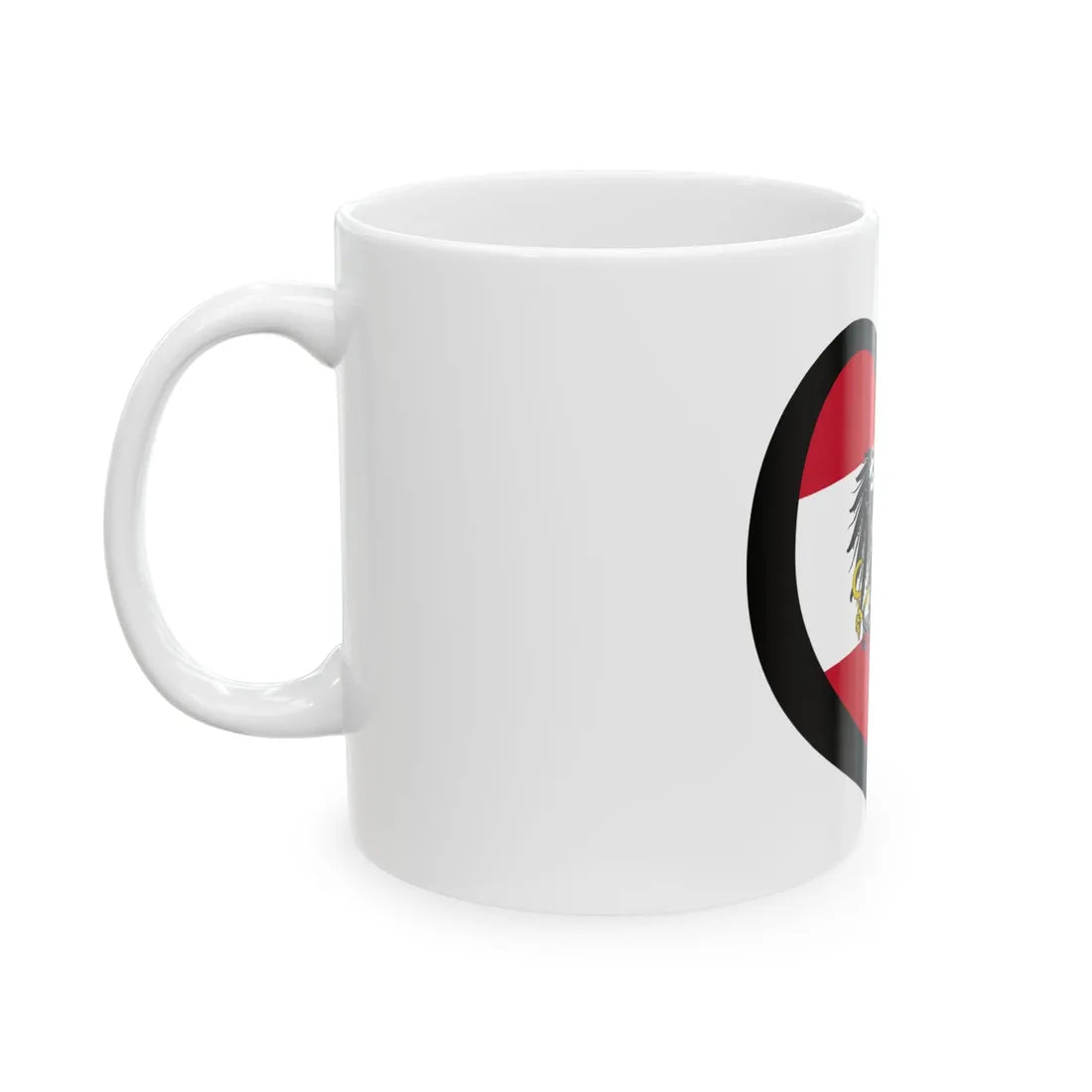 EuroAustria state (Austria) White Coffee Mug - Go Mug Yourself
