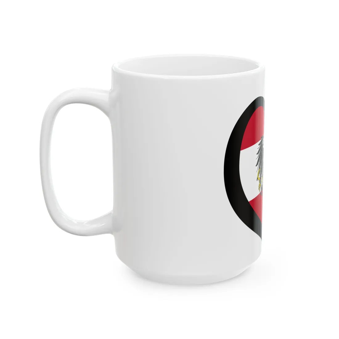 EuroAustria state (Austria) White Coffee Mug - Go Mug Yourself
