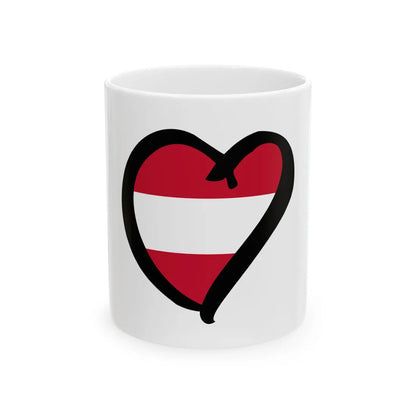 EuroAustriaAnterior (Austria) White Coffee Mug 11oz - Go Mug Yourself
