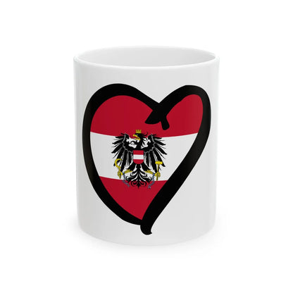 EuroAustriaAnterior state (Austria) White Coffee Mug 11oz - Go Mug Yourself