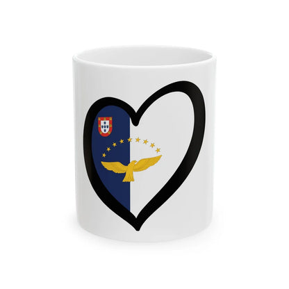 EuroAzores (Portugal) White Coffee Mug 11oz - Go Mug Yourself