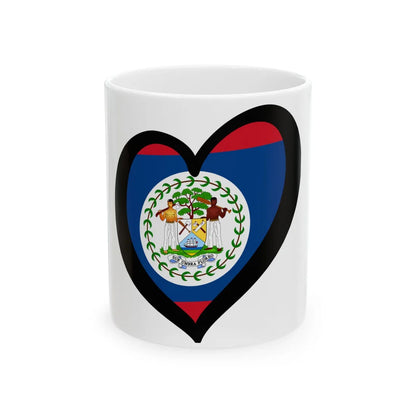 EuroBelice 1981-2019 (Belize) White Coffee Mug 11oz - Go Mug Yourself