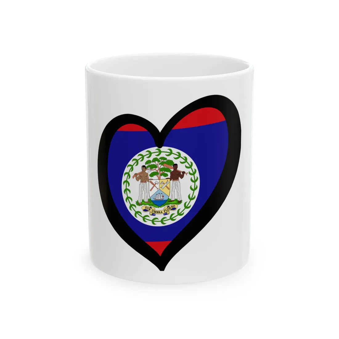 EuroBelice (Belize) White Coffee Mug 11oz - Go Mug Yourself