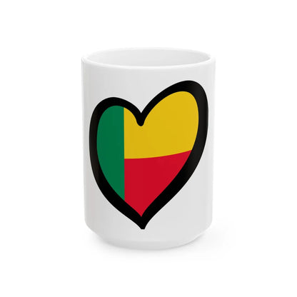 EuroBenin (Benin) White Coffee Mug 15oz - Go Mug Yourself