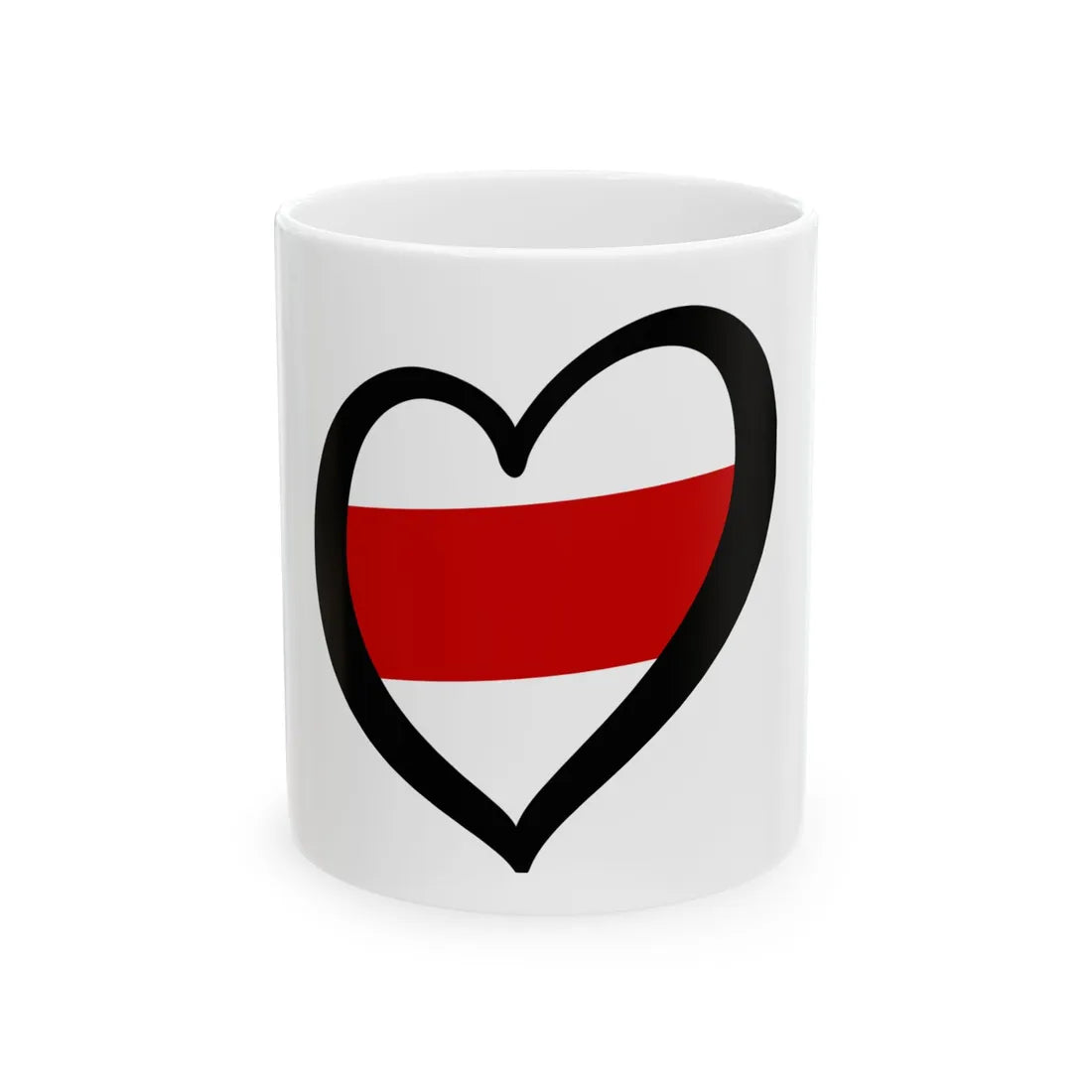 EuroBielorrusia 1918 1991-1995 (Belarus) White Coffee Mug 11oz - Go Mug Yourself